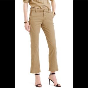 NWOT J. Crew Sammie High Waisted Crop Khaki Chino